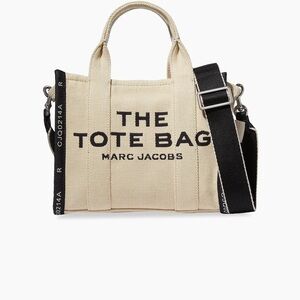 Marc Jacobs Cream and Black Tote Bag